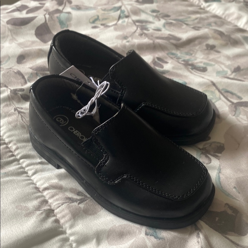 Black Slip-On Dress Shoes never worn still has tags